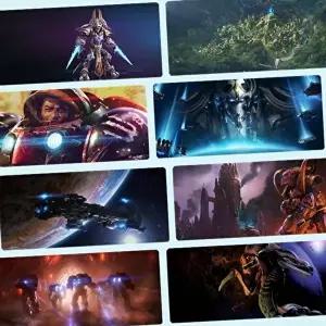 스타크래프트 B 게이밍장패드 L 800x300x4mm 리마스터 (KYR-WFFZWGA)