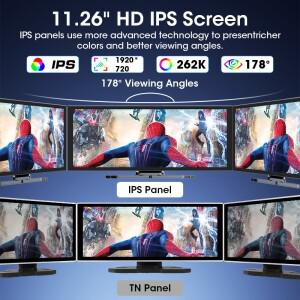 T390D 11.26인치 4K CarPlay  안드로이드 호환 오토 블랙박스 QLED 인셀 스크린 듀얼 녹화 야간 시야 5G