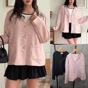 위쉬몰 GO 타르트버튼브이자켓(X194H602) 빅사이즈