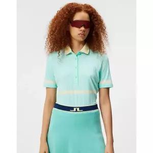 [하프클럽/타이틀리스트]제이린드버그 여성용 반팔 니트 리브 저지 2024 민