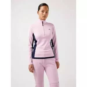 [하프클럽/타이틀리스트]제이린드버그 여성용 긴팔 스웨터 반집업 기능성