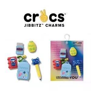 [크록스 본사] 지비츠 참 두근두근 학교 생활 5개 세트 5pack 10019876 [백화점 정품]