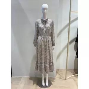 매장정품 PLASTIC ISLAND 플라스틱 아일랜드 네크프릴 프린트 원피스 PQ1WO203 1026665