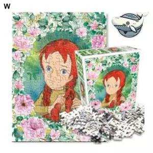 화사한 꽃과 함께하는 퍼즐 빨강머리앤 어린이