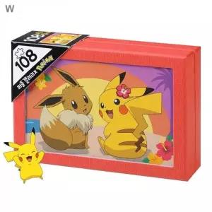 스터 108 퍼즐 갤러리 알로하 피카츄AND이브이 세아커머스