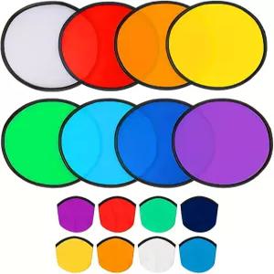 여름 야외 게임 활동을 위한 9.8인치 DIY 승화 핸드헬드 쿨링 팬 비치 플라잉 디스크가 포함된 소울 접이식