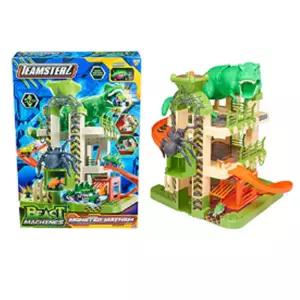 다이노 몬스터 주차 타워 1P 차량 1대 포함 장난감