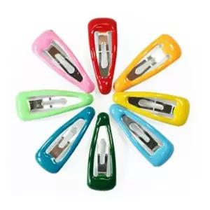 [반려] 강아지 미니 똑딱이 삼각 색상랜덤 5P 애견 머리핀