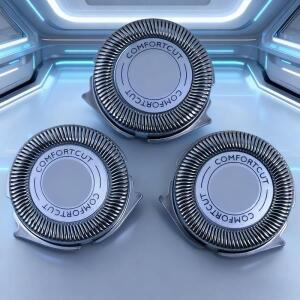 필립스 모델: S3212/S3115 면도기 SH30/50 교체용 헤드 (1000/3000 시리즈 블레이드 포함) 액세서리 키트