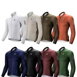 사이클링 저지 긴팔 라이딩 로드 슬림핏 MTB 의류