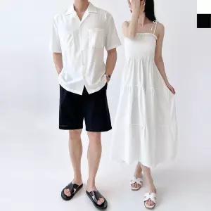 블레오 남자 여자 커플 비치웨어 바캉스룩 커플룩 DM251349