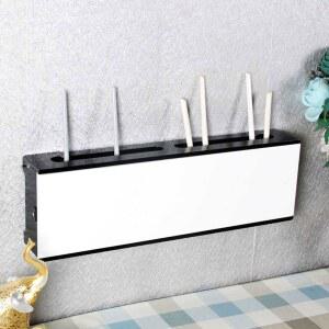 티비선 정리함 셋탑박스 공유기 600mm TV 정리 두꺼운 도어 수납함 공유기가리개