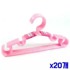 어린이옷걸이 아동용 플라스틱 옷걸이 5P x20개