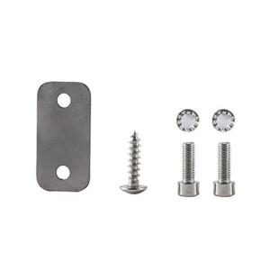 프론트 전면 캐리어 블록 마운트 경량 접이식 자전거 랙 용 호환 나사 악세사리 포함 휴대용 호환 PVC