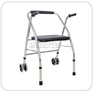 보행기 할머니 걷기 4륜 환자용 2단브레이크 수납공간 노인용