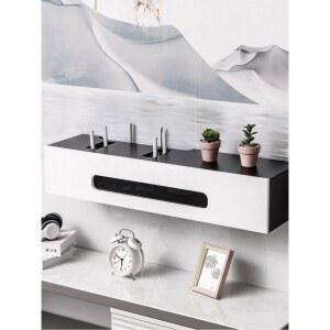 셋톱박스 숨기기 보관함 공유기 모뎀 벽걸이형 정리대 광모뎀 셋톱박스정리함