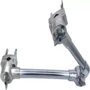 TUORE 드럼 멀티 클램프 조절 가능한 이중 랙 360° 회전 심벌 스탠드 장착 연장 세트 하드웨어 부품