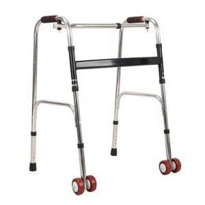 보행기 워커 걸음 보조보행기 롤레이터 블루 보행기 2휠 U자형 알루미늄 어른