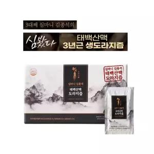 심마니 김종석 태백산맥 약도라지즙 3년근 자연산 국산 건강 엑기스 진액 70g, 30포 60포