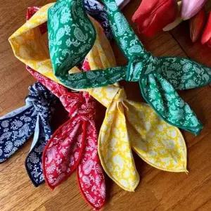 강아지 페이즐리 스카프 1P 반려견 머플러 반다나-WD1AABA_