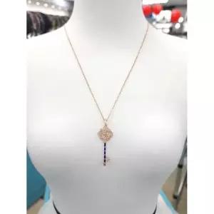 [하프클럽/로뎀 주얼리]로뎀 세이브존05 Premium 블루 사파이어 행운의 열쇠 목걸이3 RDB23070266