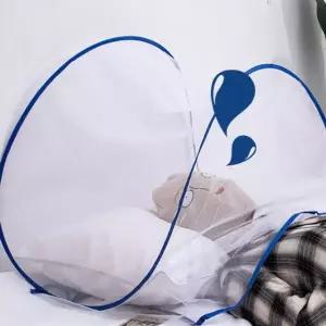 휴대용 캠핑 원터치 소형 간편 대형 접이식 모기장 방충망 사각 설치 텐트 얼굴 침대