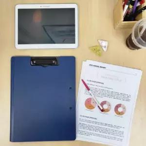 네이비 A4 보드 받침 클립보드 서류받침 서류철 메뉴판