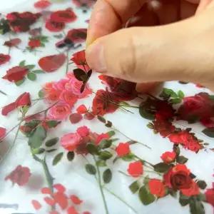 6입 1세트 다꾸 장미스티커