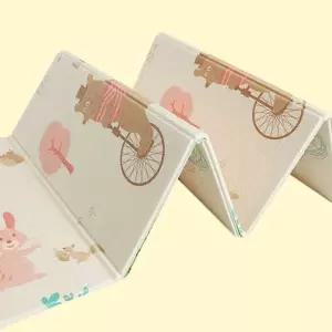 [NS홈쇼핑]폴딩 바닥 푹신푹신 야외 접이식 소풍 요가 생활방수 돗자리 3단 캠핑매트 나들이 피크닉매..