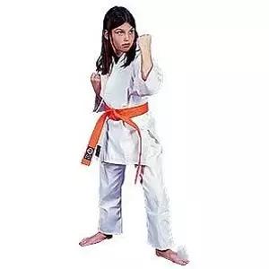 프로포스 6온스 100 면 가라테 기/유니폼 - 흰색 사이즈 2