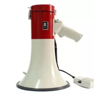 [셀러에이드]메가폰 확성기 25W 대형 메가폰기업행사 운동회 고출력