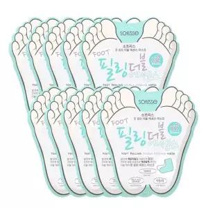 소프리스 풋 필링 더블 에센스 마스크 10매 코스트코 잡화마켓2602
