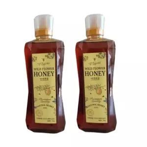 플로비즈 리치꿀 자연벌꿀 대용량 2kg 1+1