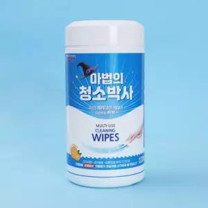 매직크리너 대형 200매 티슈틀리너 세정 물티슈 청소