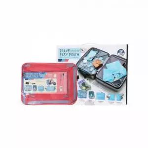 방수 트래블 파우치 핑크 블루 여행용지퍼백 캐리어정리 트래블파우치