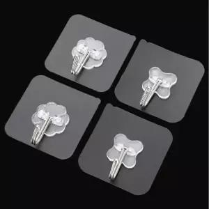 부착식 투명 후크 부착후크 부착식고리 부착식걸이 우산걸이