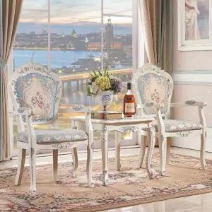 엔틱 티테이블 세트 베란다 원형 안방 커피 미니 레트로