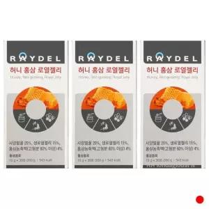 [하프클럽/기타]레이델 허니 홍삼 로열젤리 프로폴리스 추천 30포 X3