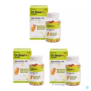 [하프클럽/기타]닥터베어EX 어린이 칼슘 비타민D 츄어블 젤리 3개월분