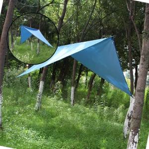 글로 캠핑용 타프 블루 텐트타프 방수타프 타프폴대