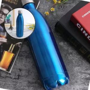 글로 유광 보온병 1L 블루 보온보랭병 보온보냉병