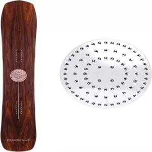 스톰프립 프리미엄 스노보드 스톰프 패드 서클 올드 스쿨 컬렉션 3D 디자인 클리어