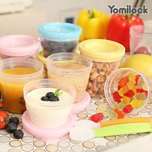 요미락 이유식 보관용기 밀폐형 8개 [120/180/230ml] /스푼/이유식용기/유아/아기
