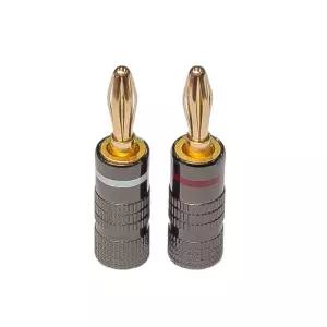 하이파이 오디오 바나나 플러그 1개(스피커 앰프 커넥터 단자 잭 홈시어터)