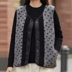 [하프클럽/] 뽀글이하트무늬조끼 SMV905M512 빅사이즈