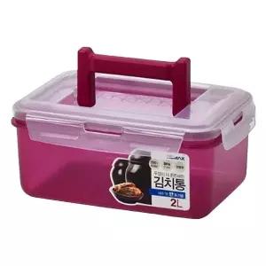 코멕스 뚜껑이 더 튼튼해진 김치통 마젠타 2L (WFKBQHE)