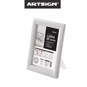 은색 탁상용 스탠드 테이블 스냅사진 액자 5R (KYR-WE3D109)