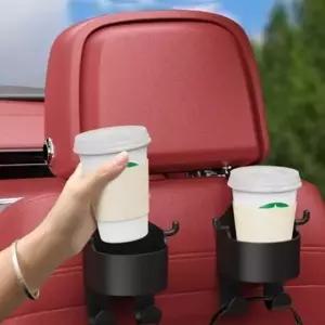 (옵션 블랙)F 멀티 기능 차량용 컵홀더 우산걸이 가방 거치대 내부 함 컵홀더 가방걸이 우산걸이 차량 공간