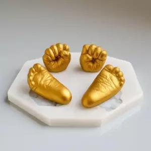 신생아 발 도장 키트 아기의 손 발을 예쁜 추억으로