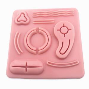 교육 모델 복강경 시뮬레이터 스티칭 3D 실리콘 봉합 실습 패드, 의사 간호사 학생